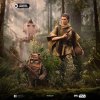 1/10 Star Wars Return of the Jedi Leia & Wicket Statue Iron Studios