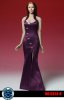 Super Duck 1/6 Figure Accessories Cheongsam V2 in Purple SUD-C014D