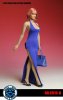 Super Duck 1/6 Accessories Sleeveless Bodycon Dress Purple SUD-C016D