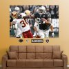 Darren McFadden Stiff Arm In Your Face Mural Oakland Raiders NFL