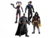  Batman Arkham City 6" Figure 4 Pack NightWing Harley Batman Robin