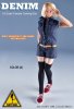 1/6 Scale Female Clothing Set Denim (A) Blue 12" Figures Flirty Girl 