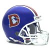 Denver Broncos 1975 to 1996 Riddell Mini Replica Throwback Helmet