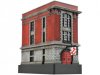 Ghostbusters Light-Up Firehouse 7" Mini Statue Diamond Select