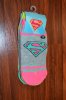 Dc Superheroes Superman Supergirl Logo 3Pack Socks DCX0492S3