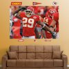 Eric Berry Salute In Your Face Mural Kansas City Chiefs NFL