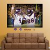 Favre-Peterson Celebration Mural Minnesota Vikings NFL