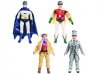 Batman Classic 1966 Tv Retro Figure 8" Series 3 Set of 4 