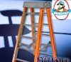 Short 5 Inch Orange Ladder for Wrestling Action Figures