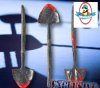 WWE Set of 3 Spaded Shovels with Blood for Wrestling Figures