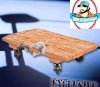 Plastic Rolling Board With Rat for Wrestling Action Figures