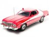 1:18 1975 Ford Gran Torino Red Chrome Starsky & Hutch by Greenlight