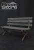 Scale Store 1/6 Park Bench (Green)12 Inch Figure Environment Diorama