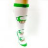 Nintendo Green Mushroom Juniors White Knee High Socks