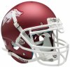 Arkansas Razorbacks Mini XP Authentic Helmet Schutt Matte Crimson