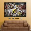  Fathead James Harrison Super Bowl Touchdown Mural Pittsburgh Steelers