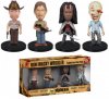 The Walking Dead Mini Wacky Wobblers Set of 4 by Funko