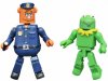 The Muppets Minimates Series 3  Kermit & Patrol Bear Fozzie Diamond