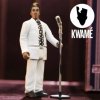 Kwamé White & Black Polka Dot ReAction Figure Super 7 