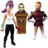 Futurama Series 2 Leela and Zapp Brannigan Figure 6" 