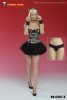 Super Duck 1/6 Sexy Basque Corset Dress in Leopard Print 12" Figures