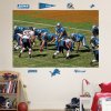  Lions-Bears Line of Scrimmage Mural Detroit Lions  NFL