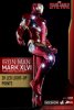 1/6 Captain America Civil War Mark XLVI Power Pose Hot Toys Used