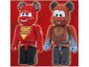 Cars 2 Lightning McQueen & Mater Bearbrick Two-Pack By Medicom