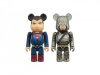 Batman V Superman: Dawn of Justice Bearbrick Superman & Armored Batman