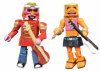 The Muppets Minimates Series 3 Floyd Pepper & Janice Diamond