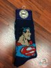 Dc Mens Crew 2 Pack SuperHeroes Superman Socks DCX0086MC2 Navy