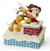  Disney Traditions Santa Mickey/Pluto The Reindeer  by Enesco