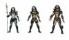 Predators 7 inch Figure Series 4 Set of 3 by Neca Damaged Packaging