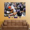 Ravens Defense In Your Face Mural Baltimore Ravens NFL