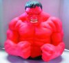 Marvel Red Hulk Bust Bank