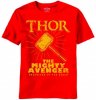 Thor Movie Athletic Avenger Red T/Shirt Large