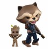 GOTG2 EAA-049 Rocket with Kid Groot PX Figure Beast Kingdom