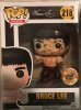 SDCC Pop Movies Bruce Lee Bloody Exclusive #218 by Funko JC