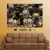 Saints Huddle In Your Face Mural   New Orleans Saints  NFL