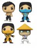 Pop! Games Mortal Kombat Set of 4 Vinyl Figures Funko