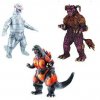 Godzilla 6 inch Collectible Figure 2013 Set of 3 by Bandai