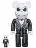 Disney NBX Jack Skellington Bearbrick 400% & 100% 2 Pack Set