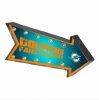 Miami Dolphins Sign Marquee Style Light Up Arrow Design