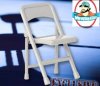 Grey Folding Chair for Figures by Figures Toy Company