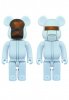 Daft Punk 400% Bearbrick 2 pack White Suits Version Medicom