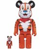 Tony The Tiger Bearbrick 400% & 100% 2 Pack Medicom