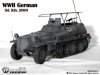 1:6 Vehicle WWII German Sd. Kfz. 250/3 Communication Vehicle