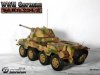 1:6 Vehicle WWII German Sd. Kfz. 234/2  Green/Brown Camo by Tao Wan 