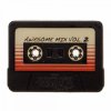 Guardians Of The Galaxy Awesome Mix Tape Cassette Label Pin