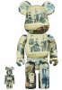 The Beatles Anthology Bearbrick 400% & 100% 2 Pack Medicom